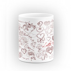 Чаша "Love!" - подарък за Свети Валентин
