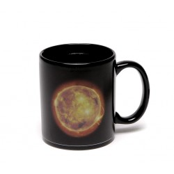 Магическа порцеланова чаша с декорация Слънце и Луна