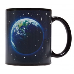 Магическа чаша с декорация Земя и Луна